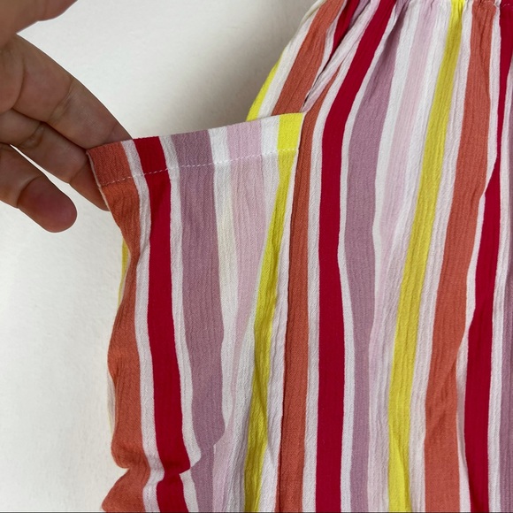 Roxy Rainbow Stripe Elastic Waist Flowy Shorts NWT Size S - Picture 3 of 7